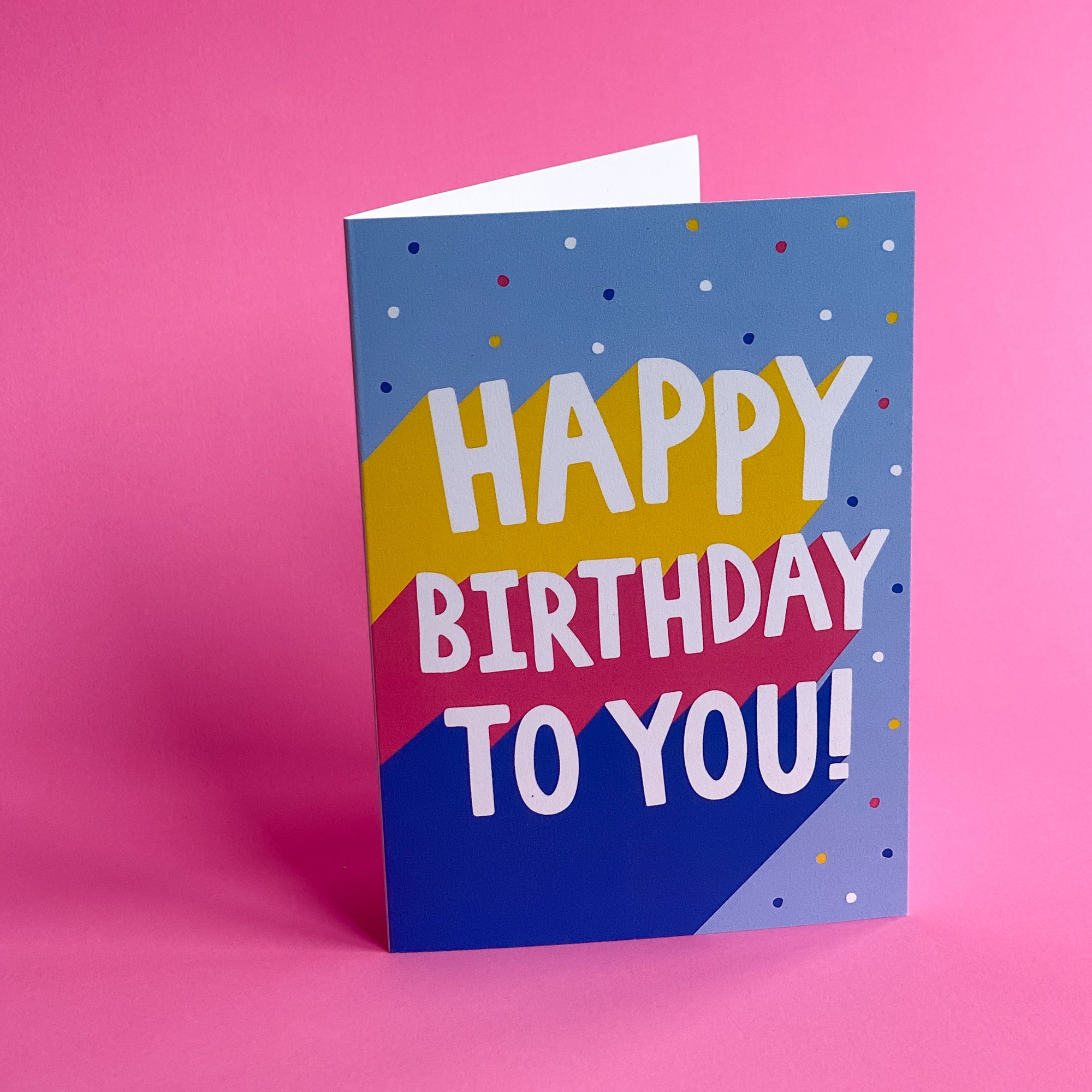 Polka Dot 'Happy Birthday To You' Card