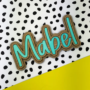 Personalised Name Plaque - Fun Font