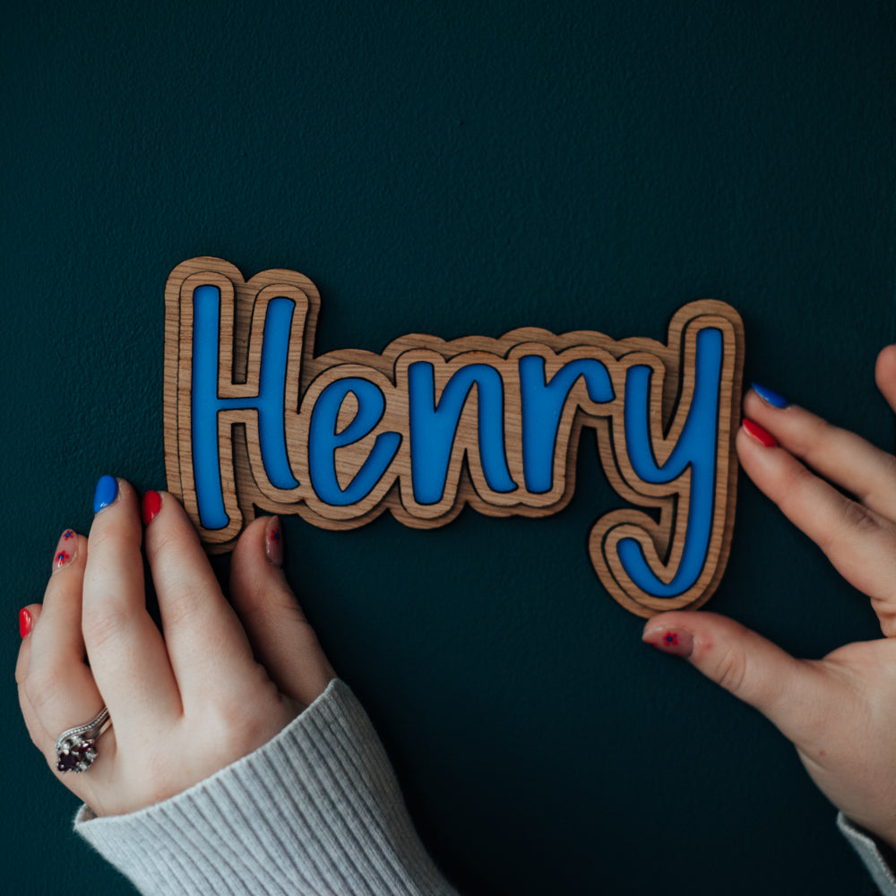 Personalised Name Plaque - Fun Font