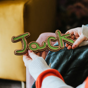 Personalised Handwritten Wooden Name Sign